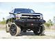 Fab Fours Black Steel Ranch Front Bumper with Pre-Runner Guard; Matte Black (07-10 Silverado 2500 HD)