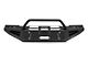 Fab Fours Red Steel Front Bumper with Pre-Runner Guard; Matte Black (15-19 Silverado 2500 HD)