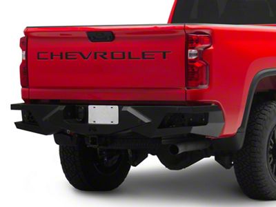 Fab Fours Vengeance Rear Bumper; Matte Black (20-25 Silverado 2500 HD)