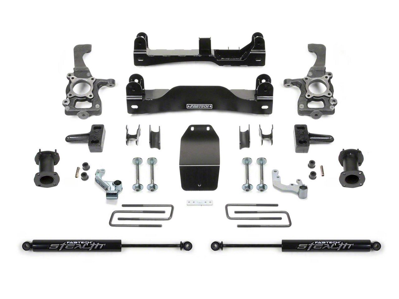 Fabtech F-150 6 in. Basic GEN II Lift System w/ Front Stock Coilover ...