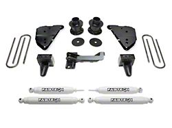 Fabtech 4-Inch Budget Suspension Lift Kit with Performance Shocks (23-24 4WD F-250 Super Duty w/o Onboard Scale System, Excluding Tremor)