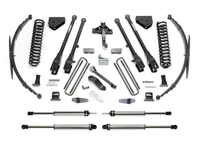 Fabtech 10-Inch 4-Link Lift System with Dirt Logic Shocks (11-16 4WD F-350 Super Duty)