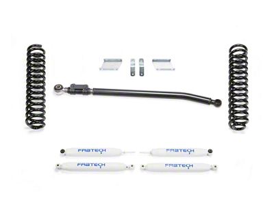 Fabtech 2.50-Inch Basic Suspension Lift Kit with Performance Shocks (11-16 4WD 6.7L Powerstroke F-350 Super Duty SRW)