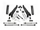 Fabtech 4-Inch Radius Arm Lift Kit with Dirt Logic 2.25 Reservoir Shocks and Dirt Logic Shocks (17-22 4WD 6.7L Powerstroke F-350 Super Duty)