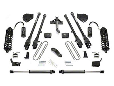 Fabtech 4-Inch 4-Link Suspension Lift Kit with Front Dirt Logic 4.0 Reservoir Coil-Overs and Rear Dirt Logic 2.25 Shocks (17-22 4WD 6.7L Powerstroke F-350 Super Duty SRW)