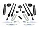 Fabtech 4-Inch 4-Link Lift Kit with Performance Shocks (17-22 4WD 6.7L Powerstroke F-350 Super Duty)