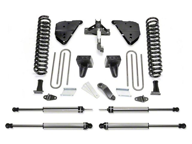 Fabtech 4-Inch Basic Suspension Lift Kit with Dirt Logic 2.25 Shocks (23-24 4WD 6.7L Powerstroke F-350 Super Duty SRW w/o Onboard Scale System)