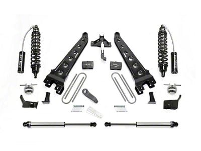 Fabtech 6-Inch Radius Arm Suspension Lift Kit with Dirt Logic 2.5 Reservoir Coil-Overs and Dirt Logic Shocks (17-22 4WD 6.7L Powerstroke F-350 Super Duty)