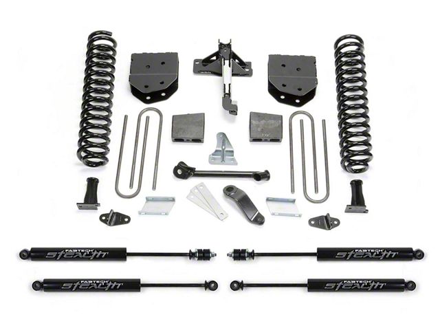 Fabtech 6-Inch Basic Suspension Lift Kit with Stealth Shocks (11-16 4WD F-350 Super Duty)