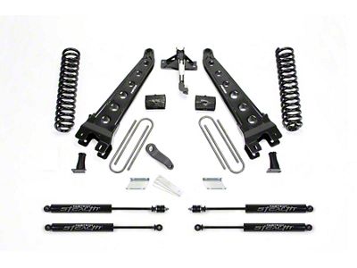 Fabtech 6-Inch Radius Arm Suspension Lift Kit with Stealth Shocks (17-22 4WD 6.2L F-350 Super Duty)