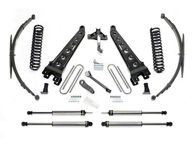 Fabtech 8-Inch Radius Arm Suspension Lift Kit with Dirt Logic Shocks and Rear Leaf Springs (11-16 4WD F-350 Super Duty)