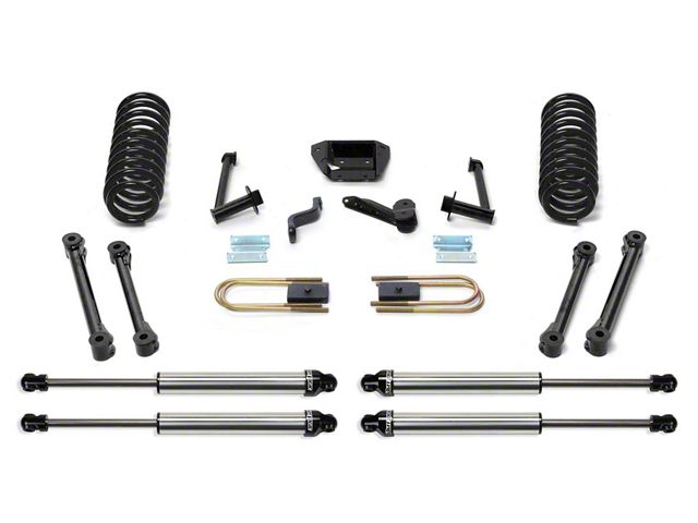 Fabtech 6-Inch Performance Suspension Lift Kit with Dirt Logic Shocks (07-08 4WD 6.7L RAM 3500 SRW Quad Cab, Mega Cab w/ Automatic Transmission)