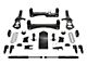 Fabtech 4-Inch Basic Suspension Lift Kit with Stealth Shocks (19-24 Sierra 1500 AT4, Excluding Diesel)