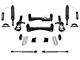 Fabtech 4-Inch Performance Suspension Lift Kit with Dirt Logic Reservoir Coil-Overs and Dirt Logic Shocks (22-24 2.7L Sierra 1500 AT4)