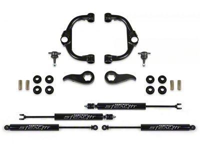 Fabtech 3.50-Inch Ball Joint Upper Control Arm Suspension Lift Kit with Stealth Shocks (20-25 Sierra 2500 HD Double Cab, Crew Cab)