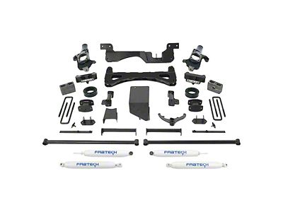 Fabtech 6-Inch Performance Lift Kit with Performance Shocks (07-10 Sierra 2500 HD)