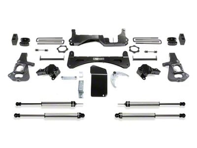 Fabtech 6-Inch Raised Torsion Suspension Lift Kit with Dirt Logic Shocks (07-10 Sierra 2500 HD)