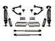 Fabtech 3-Inch Ball Joint Upper Control Arm Lift Kit with Dirt Logic Reservoir Coil-Overs and Dirt Logic Shocks (22-24 2.7L Silverado 1500 Double Cab, Crew Cab, Excluding Trail Boss)