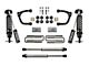 Fabtech 3-Inch Uniball Joint Upper Control Arm Lift Kit with Dirt Logic Reservoir Coil-Overs and Dirt Logic Shocks (22-24 2.7L Silverado 1500 Double Cab, Crew Cab, Excluding Trail Boss)