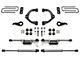 Fabtech 3.50-Inch Uniball Upper Control Arm Suspension Lift Kit with Dirt Logic 2.25 Reservoir Shocks (20-24 4WD Silverado 3500 HD Double Cab, Crew Cab)