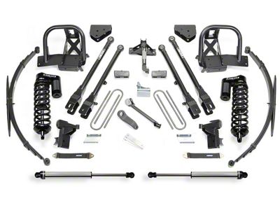 Fabtech 10-Inch 4-Link Lift System with Dirt Logic 4.0 Coil-Overs and Dirt Logic Shocks (11-16 4WD F-250 Super Duty)