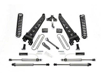 Fabtech 4-Inch Radius Arm Lift Kit with Dirt Logic 2.25 Reservoir Shocks and Dirt Logic Shocks (17-22 4WD 6.2L F-250 Super Duty)