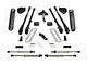 Fabtech 6-Inch 4-Link Suspension Lift Kit with Front Dirt Logic 2.25 Reservoir Shocks and Rear Dirt Logic Shocks (17-22 4WD 6.7L Powerstroke F-250 Super Duty)