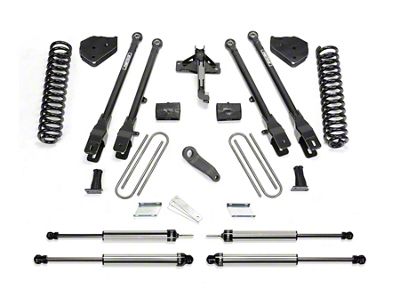 Fabtech 6-Inch 4-Link Suspension Lift Kit with Dirt Logic Shocks (17-22 4WD 6.2L F-250 Super Duty)