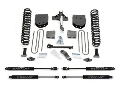 Fabtech 6-Inch Basic Suspension Lift Kit with Stealth Shocks (11-16 4WD F-250 Super Duty)