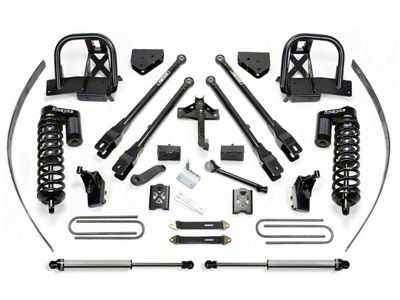 Fabtech 8-Inch 4-Link Suspension Lift Kit with Dirt Logic 4.0 Coil-Overs and Dirt Logic Shocks (11-16 4WD F-250 Super Duty w/o Factory Overland Springs)