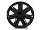 Factory Style Wheels Diamond Style Satin Black with Gloss Black Inserts 6-Lug Wheel; 22x9; 24mm Offset (07-13 Sierra 1500)