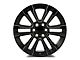 Factory Style Wheels SLT Style Gloss Black Milled 6-Lug Wheel; 26x10; 31mm Offset (07-13 Sierra 1500)