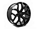 Factory Style Wheels Snowflake Style Gloss Black 6-Lug Wheel; 22x9; 24mm Offset (07-13 Sierra 1500)