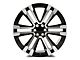 Factory Style Wheels SLT Style Gloss Black Machined 6-Lug Wheel; 24x10; 31mm Offset (07-13 Silverado 1500)