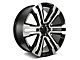 Factory Style Wheels SLT Style Gloss Black Milled 6-Lug Wheel; 24x10; 31mm Offset (07-13 Silverado 1500)