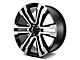 Factory Style Wheels SLT Style Gloss Black Milled 6-Lug Wheel; 24x10; 31mm Offset (07-13 Silverado 1500)