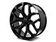 Factory Style Wheels Snowflake Style Gloss Black 6-Lug Wheel; 26x10; 31mm Offset (07-13 Silverado 1500)