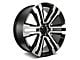 Factory Style Wheels SLT Style Gloss Black Milled 6-Lug Wheel; 24x10; 31mm Offset (07-14 Yukon)