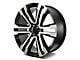 Factory Style Wheels SLT Style Gloss Black Milled 6-Lug Wheel; 24x10; 31mm Offset (07-14 Yukon)