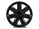 Factory Style Wheels Platinum Style Satin Black with Gloss Black Inserts 6-Lug Wheel; 22x9; 24mm Offset (14-18 Silverado 1500)