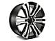 Factory Style Wheels SLT Style Gloss Black Machined 6-Lug Wheel; 24x10; 31mm Offset (14-18 Silverado 1500)