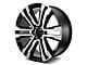 Factory Style Wheels SLT Style Gloss Black Machined 6-Lug Wheel; 24x10; 31mm Offset (14-18 Silverado 1500)