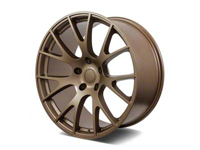 Factory Style Wheels Hellcat Style Matte Bronze 5-Lug Wheel; 24x10; 25mm Offset (94-01 RAM 1500)