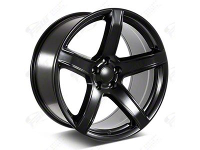 Factory Style Wheels Hellraiser HC2 Style Satin Black 5-Lug Wheel; 24x10; 25mm Offset (94-01 RAM 1500)