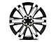 Factory Style Wheels SLT Style Gloss Black Milled 6-Lug Wheel; 24x10; 31mm Offset (99-06 Sierra 1500)