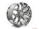 Factory Style Wheels Snowflake Style Chrome 6-Lug Wheel; 24x10; 30mm Offset (99-06 Sierra 1500)