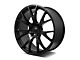 Factory Style Wheels Hellcat Style Satin Black 5-Lug Wheel; 24x10; 25mm Offset (05-11 Dakota)