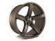 Factory Style Wheels Hellraiser HC2 Style Matte Bronze 5-Lug Wheel; 24x10; 25mm Offset (05-11 Dakota)