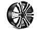 Factory Style Wheels SLT Style Gloss Black Milled 6-Lug Wheel; 24x10; 31mm Offset (19-24 Sierra 1500)