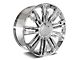 Factory Style Wheels Diamond Style Chrome 6-Lug Wheel; 24x9.5; 24mm Offset (19-25 Silverado 1500)